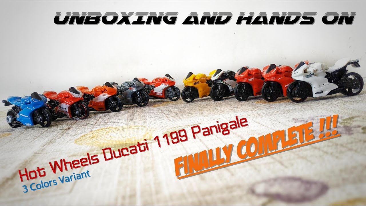 Hot Wheels Ducati 1199 Panigale - Finally Complete !!! Unboxing and Hands On