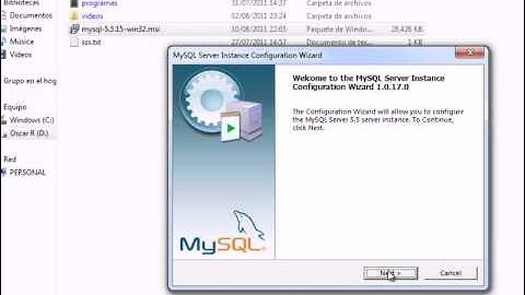como instalar mysql 5,5