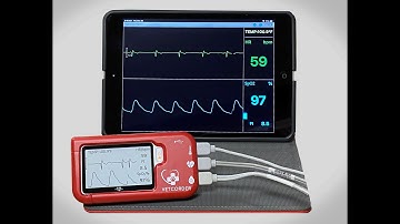 Vetcorder Pro Multi-Parameter Veterinary Patient Monitor. SpO2, ECG and Internal Temperature
