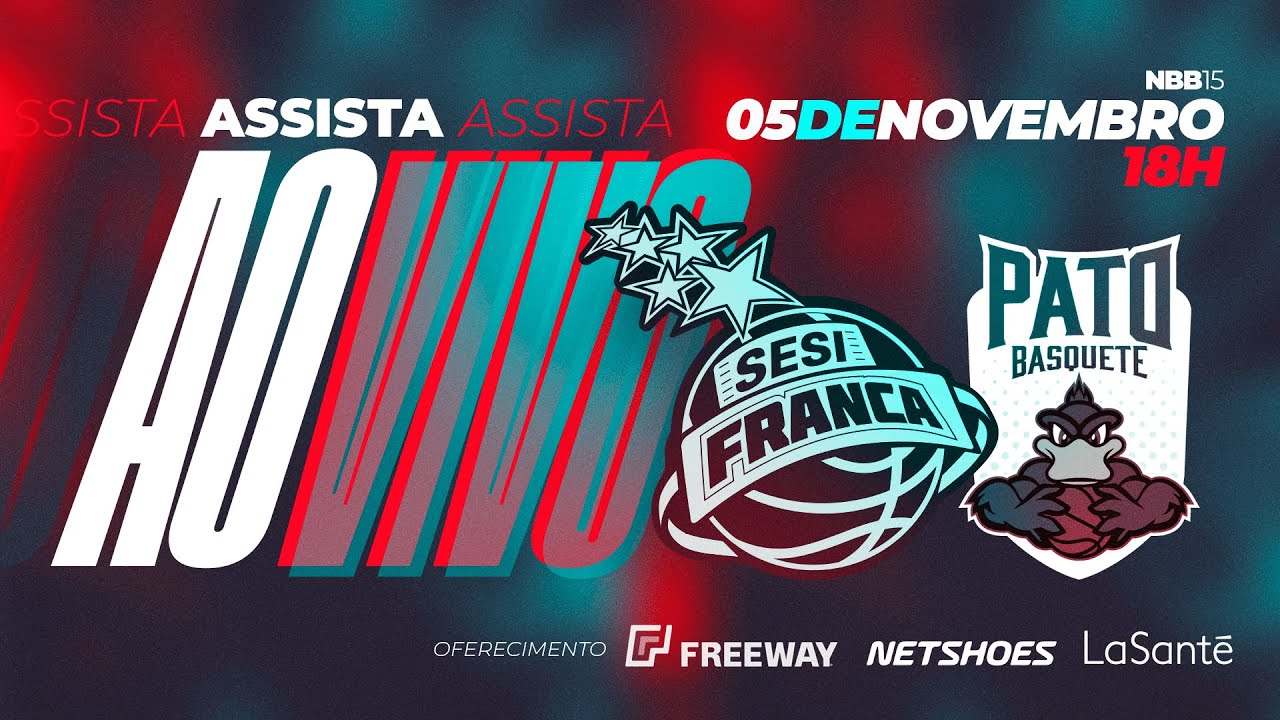 Hoje tem jogo e tem transmissão! 🙌 - Sesi Franca Basquete