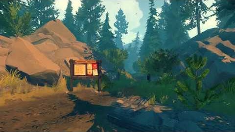 Firewatch scenery (Wallpaper Engine)