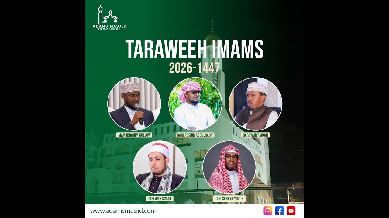 TARAWEH NIGHT 20/1447-ADAMS MASJID,NAIROBI