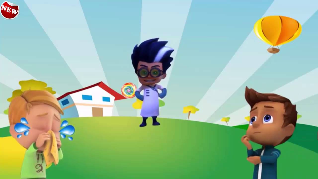 New 2016 Masks Owlette Crying Romeo Took Owlette's Speaker, Gekko and Catboy Save Her Funny Story