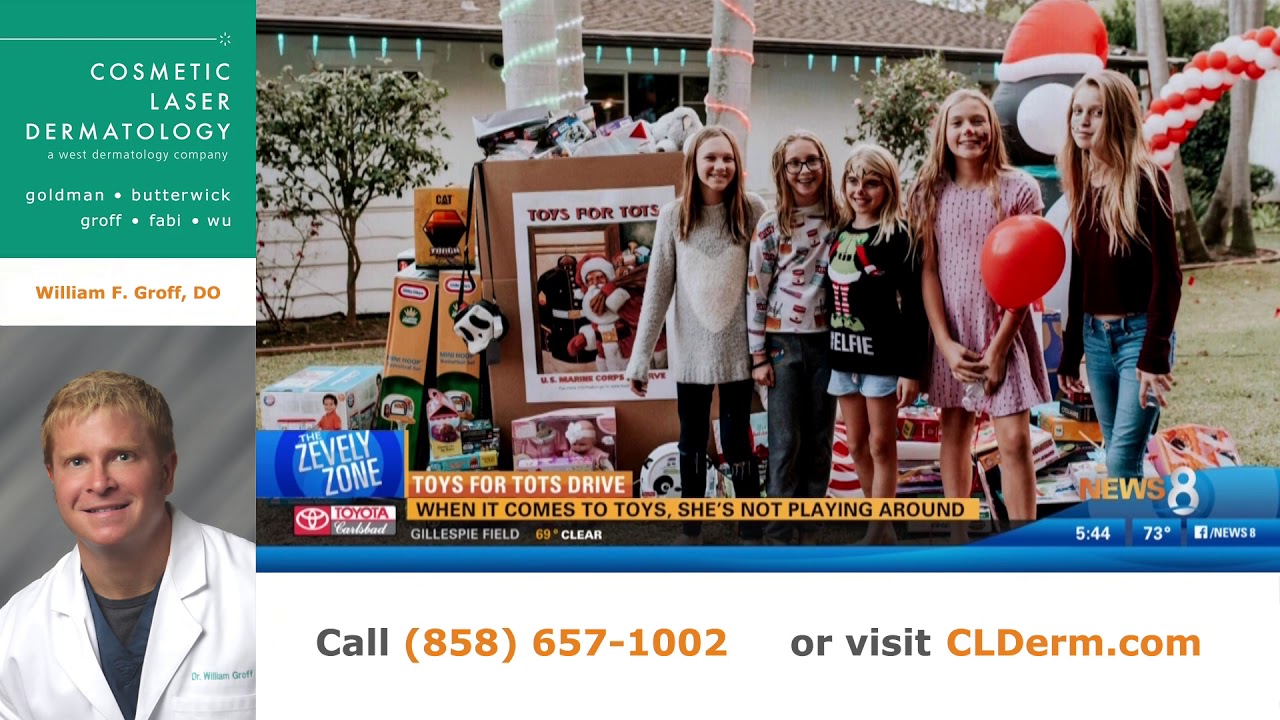 Banner for Toys for Tots Drive