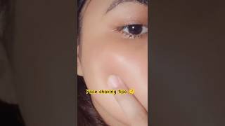Face shaving tips🫠| sidraabatool #shorts #skincare #ytshorts