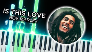 Is This Love (Bob Marley) - Synthesia piano tutorial chords