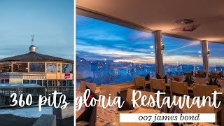 Time Lapse at 360 rotating Dining Above the Clouds: Piz Gloria, Switzerland’s Rotating Wonder