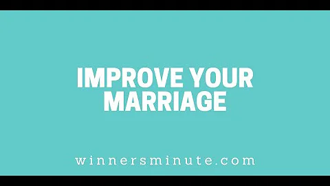 Improve Your Marriage // The Winner's Minute With Mac Hammond