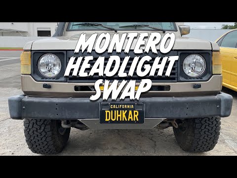 Mitsubishi Montero: Headlight Swap | Hooniverse Project Cars