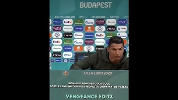 || THE RONALDO EFFECT ON COCA COLA🥶 || #cr7 #cristianoronaldo #ronaldo #football #shorts