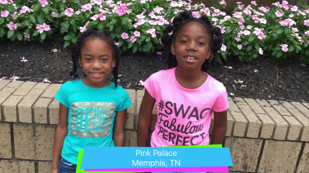 The girls go to the Pink Palace & Memphis Children's Museum