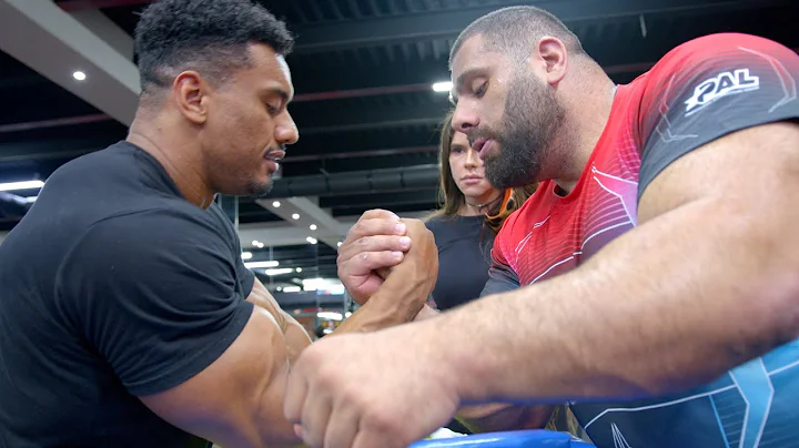 THE STRONGEST ARM WRESTLER IN THE WORLD, LEVAN SAGINASHVILI, AND HIS TRAINING PARTNER MOVE TO DUBAI