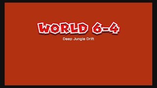 Super Mario 3D World 6-4 Deep Jungle Drift 100% All 3 Stars, Stamp and Gold Flagpole
