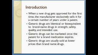 RXSchool Episode 9 - Differences between Brand and Generic drugs