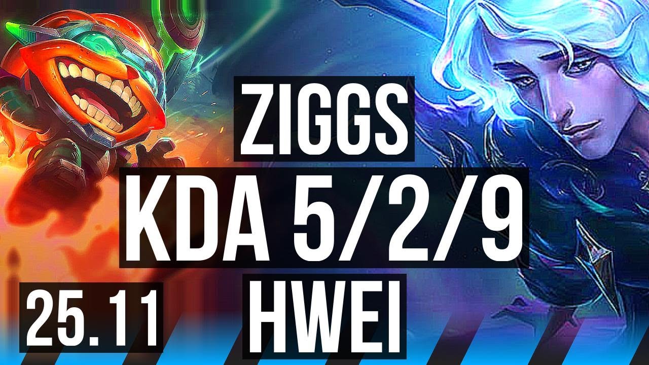 ZIGGS vs HWEI (MID) | EUW Master | 25.11