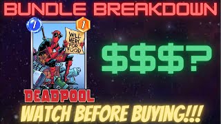 Deadpool Bundle Marvel Snap Details, Price, Contents