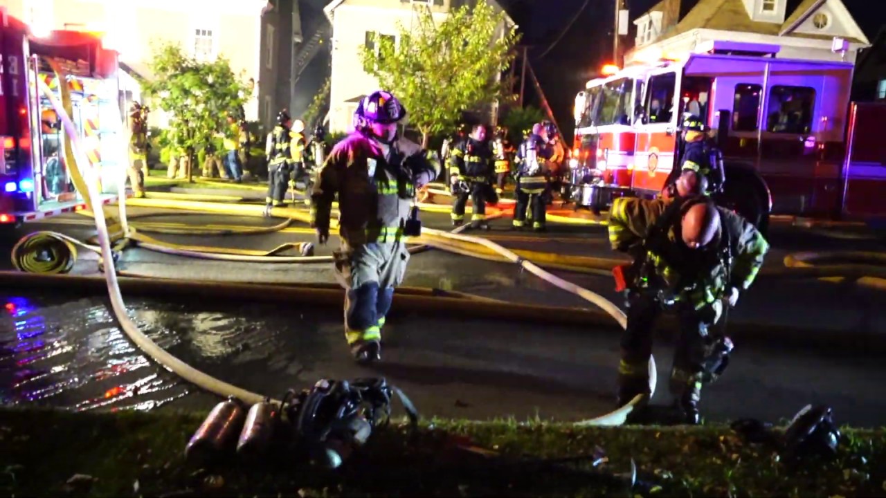 MORRISTOWN NEW JERSEY WORKING STRUCTURE FIRE 9/30/19 HEAVY FIRE IN A