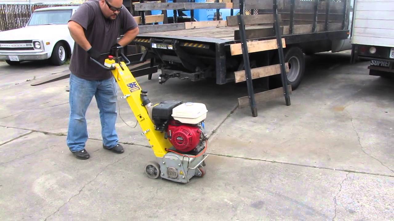 von arx sase 10” concrete scarifier planer grinder 9 hp honda von arx sase 10” concrete scarifier planer grinder 9 hp honda
