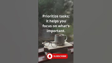 Prioritize Tasks: Boost Your Focus and Productivity!  #focus