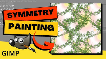 How to Make SEAMLESS PATTERSN with SYMMETRY PAINTING in GIMP
