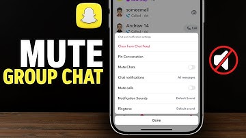 How to Mute Group Chat on Snapchat