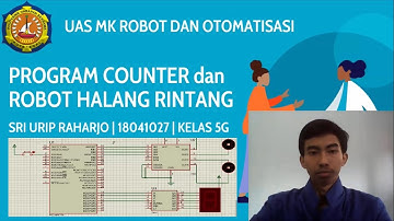 Project UAS Robot dan otomatisasi - Robot halang rintang dan counter 7 Segment Proteus LD Micro