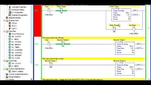 12. Derived Timers on SLC 500 - PLC Training on Allen-Bradley Rockwell