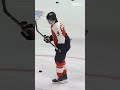 The Flyers tucked their jerseys in warmups on Saturday in solidarity with Trevor Zegras