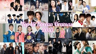 Top 15 korean dramas 2010 #topkoreandramas