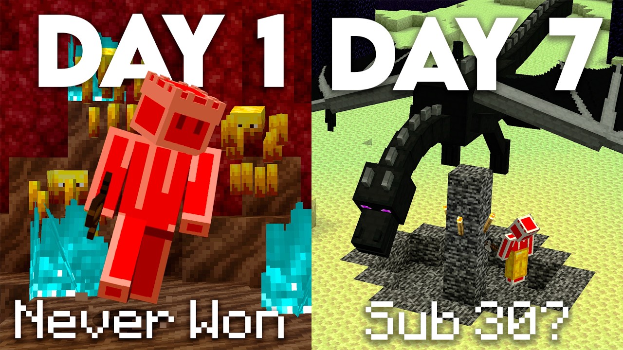 I’ve Never Beaten Minecraft… So I Tried to Speedrun it