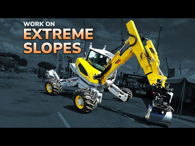 A Walking Excavator? A Closer Look at the Menzi Muck M545X - YouTube