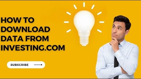 "Effortless Data Download from Investing.com | Step-by-Step Tutorial for Students"