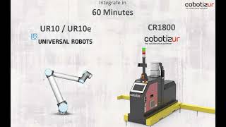 cobotizur CT series - 60 minutes to Palletizing with Universal Robots - UR10/UR10e Wealth
