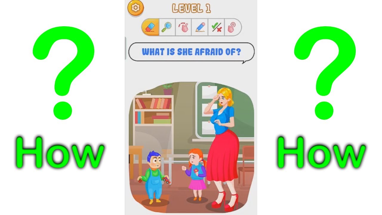 Tricky Quiz: Brain Out Puzzle - Walkthrough Solution (Android, iOS) - Level 1