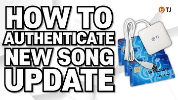 TJ MEDIA New Song Authentication Tutorial (2024)