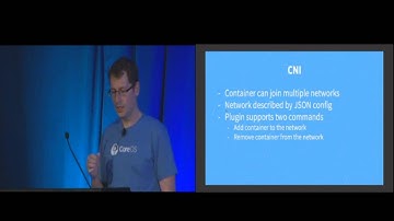 KubeCon "Container Network Interface: Network Plugins" by  Eugene Yakubovich