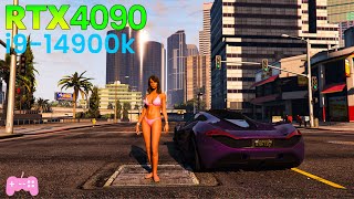 GTA 5 RTX 4090 24GB + I9-14900K ( 4K Maximum Settings )