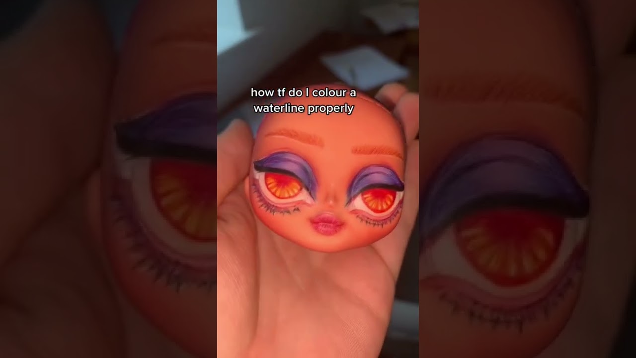 my first LOL doll repaint