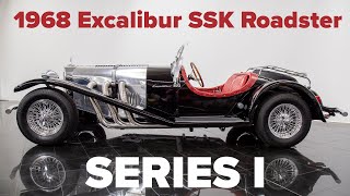 The BEST KEPT SECRET of collector sports cars:  The 1968 Excalibur SSK Roadster Series I