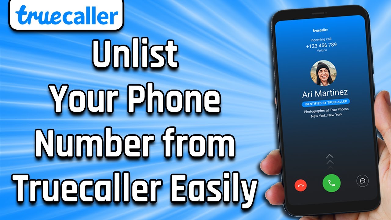 How To Unlist Your Phone Number From Truecaller (easy) YouTube