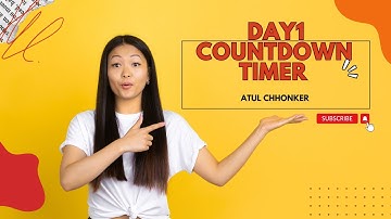 Day-1 Countdown Timer | Using Html,Css, Javascript | 30 day code challenge #javascript