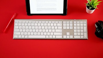 Bluetooth Keyboard for Mac - Rechargeable, Slim, and Multi-Device Connectivity | ACEBTKEYA