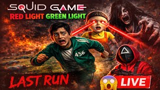 🔴 SQUID GAME  RED LIGHT GREEN LIGHT DON'T MOVE 🚨 survival squad game play LIVE 456  #squidgame screenshot 4