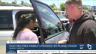 Family who lost cars in plane crash gets new vehicle
