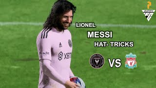 FC24 - Messi Super Hattrick - Messi vs Liverpool - #PS5 #messivsronaldo