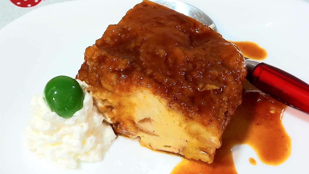 🥮 PUDIN DE PAN DURO 🥖 Y SU CARAMELO ESPECIAL AL MICROONDAS🔌// BEATRIZ COCINA