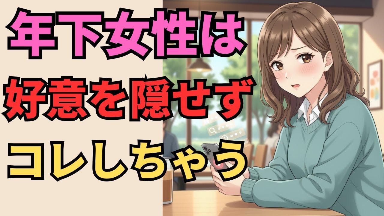 年下女性が好きな気持ちを必死に隠しているのに溢れ出る本気サイン5選【マナの恋愛心理学】