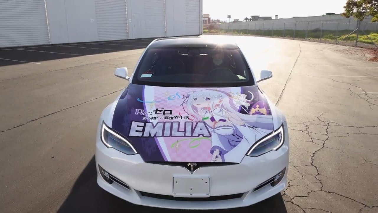 Zero Two Anime Girl Car Sticker Side Car Wrapping Vehicle Side Graphic Car  Size Pattern Diy Car Decal Darling In The Franxx - Car Body Film -  AliExpress