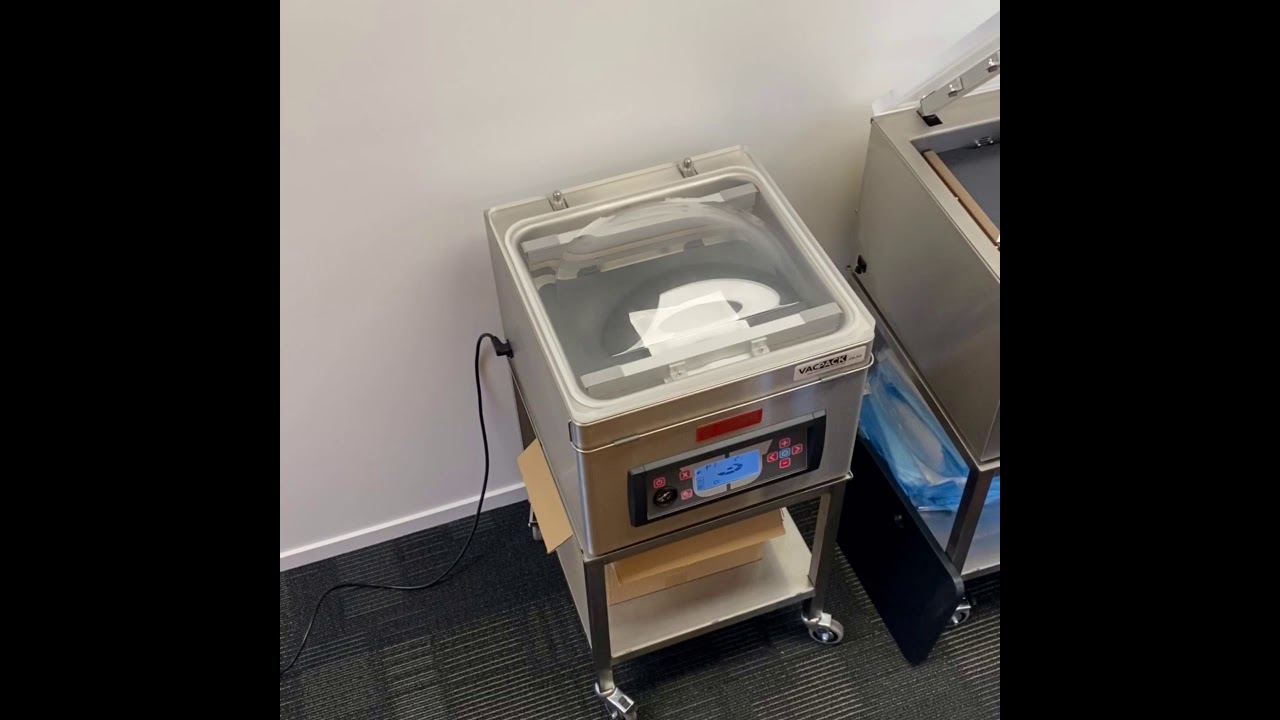 Vacuum Packing Small Powder Bag By Vacpack in our Turbovac S40 Vacuum