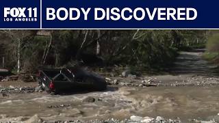 Body discovered after driver swept away by floodwaters